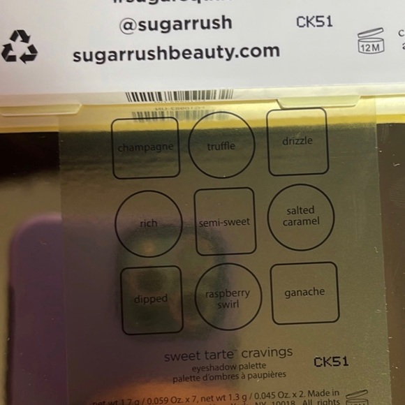 Tarte Sweet Tarte Cravings Eyeshadow Palette-BNIB - Picture 10 of 10